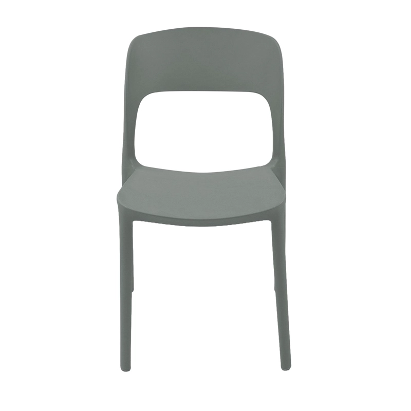 SILLA PLASTICO APILABLE DECO NUREMBERG GRIS ESCANDINAVIA - 3