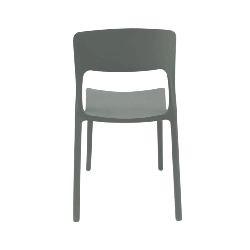 SILLA PLASTICO APILABLE DECO NUREMBERG GRIS ESCANDINAVIA - 7