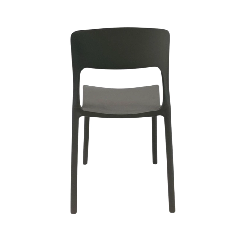 SILLA PLASTICO APILABLE DECO NUREMBERG GRIS ESCANDINAVIA - 8