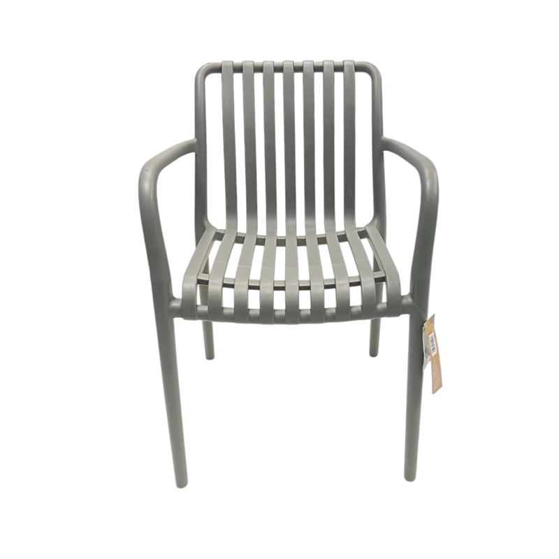 SILLA PLASTICO APILABLE DECO BONN GRIS ESCANDINAVIA - 1