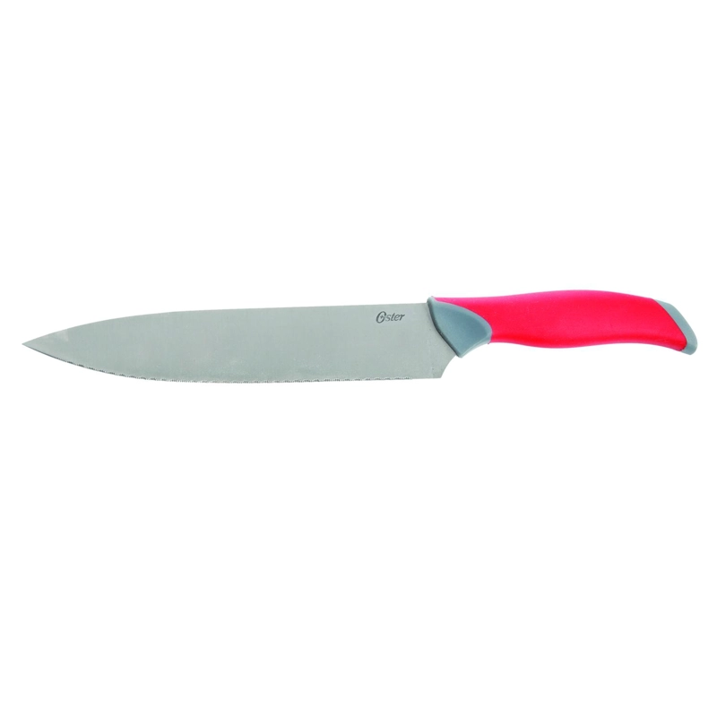 OSTER SET DE CUCHILLOS LINDBERGH ACERO 14 PIEZAS INOX ROJO - 6