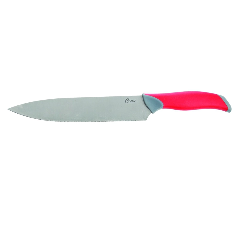 OSTER SET DE CUCHILLOS LINDBERGH ACERO 14 PIEZAS INOX ROJO - 7