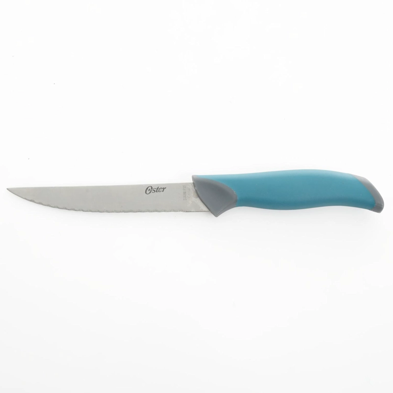 OSTER SET DE CUCHILLOS LINDBERGH ACERO 14 PIEZAS INOX AZUL - 5