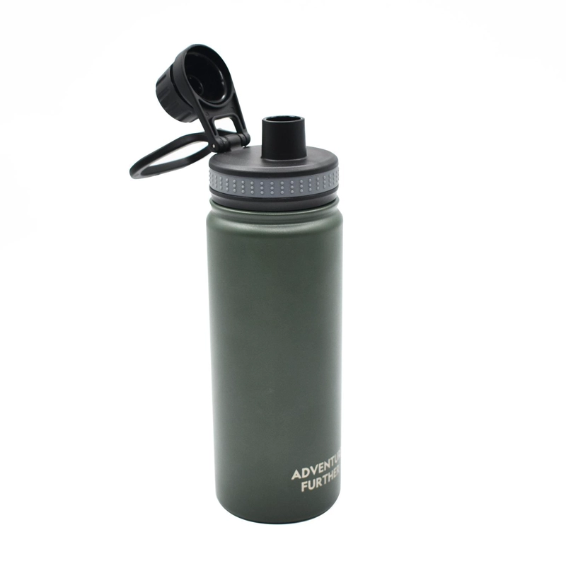BOTELLA METALICA TE RMICA INSULADA 600ML VERDE NAT GEO - 2