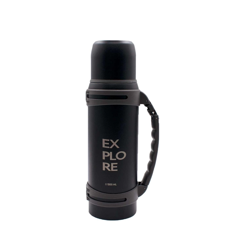 TERMO METALICO NEGRO 1500ML NATIONAL GEOGRAPHIC - 2