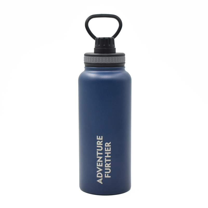 BOTELLA METALICA TE RMICA INSULADA 1LT AZUL NAT GEO - 2