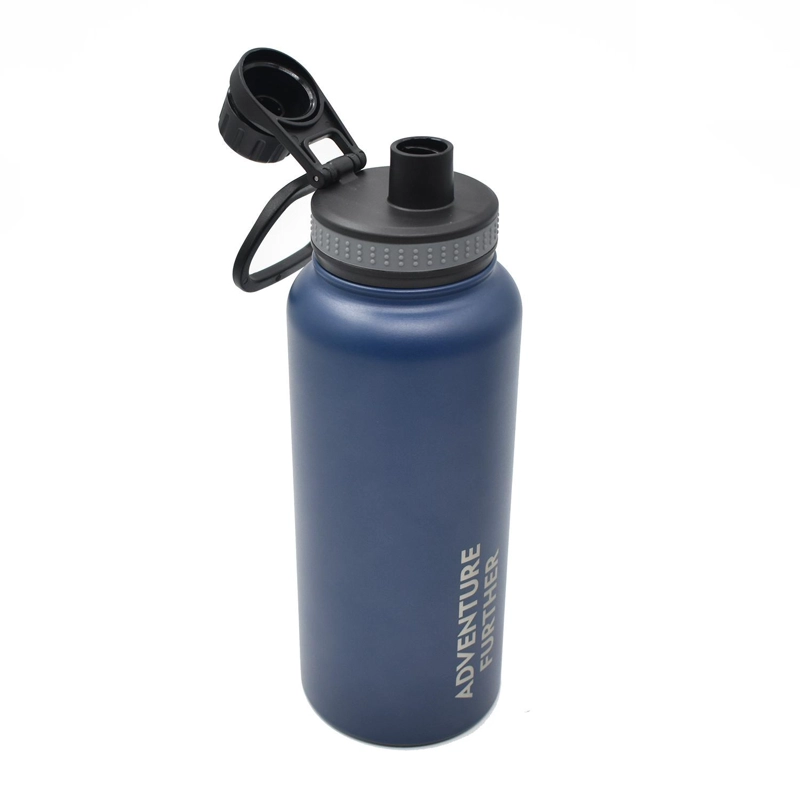 BOTELLA METALICA TE RMICA INSULADA 1LT AZUL NAT GEO - 3