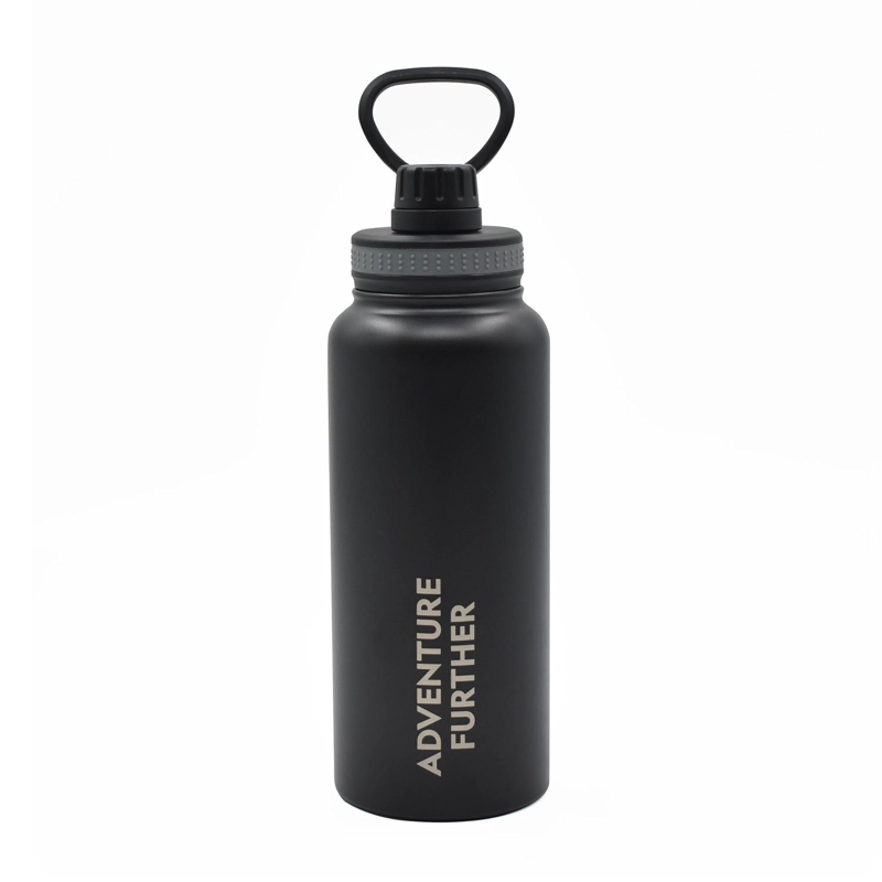 BOTELLA METALICA TE RMICA INSULADA 1LT NEGRO NAT GEO - 3