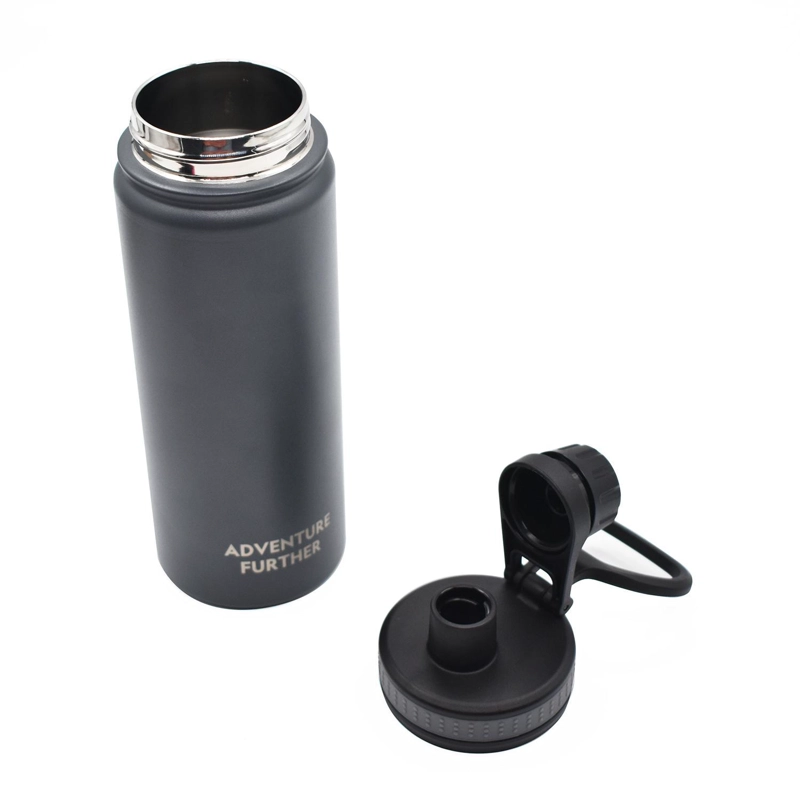 BOTELLA METALICA TE RMICA INSULADA 600ML GRIS NAT GEO - 6