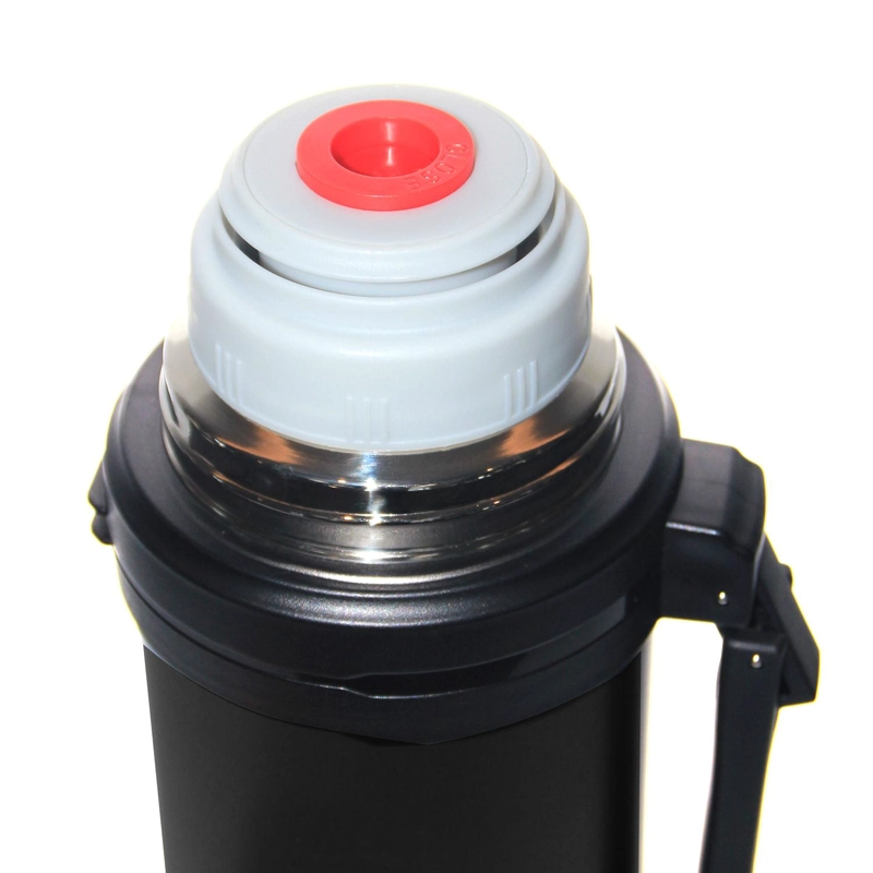 TERMO AGUA ACERO INOX MANGO MOVIBLE TAPA STOPPER 1.8L NEGRO - 3