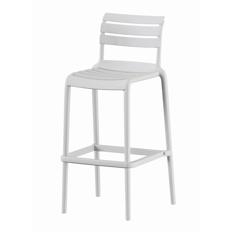 PISO TABURETE SILLA ALTA BAR COCINA GALT 65CM BLANCO - 1