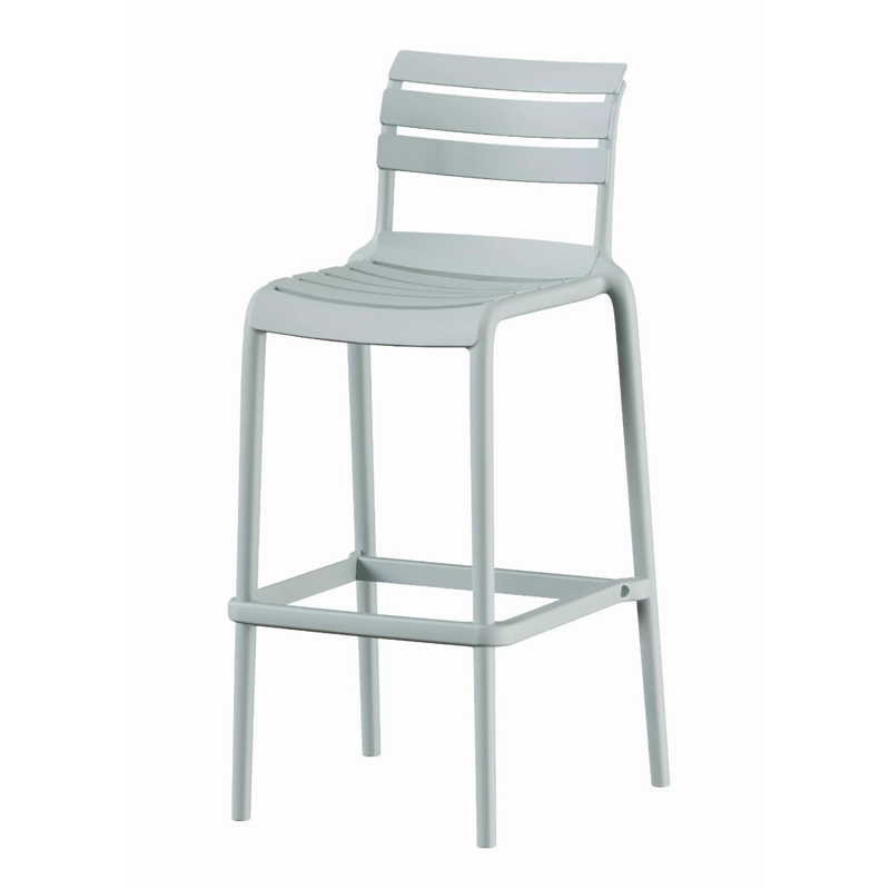 PISO TABURETE SILLA ALTA BAR COCINA GALT 65CM GRIS CLARO - 1