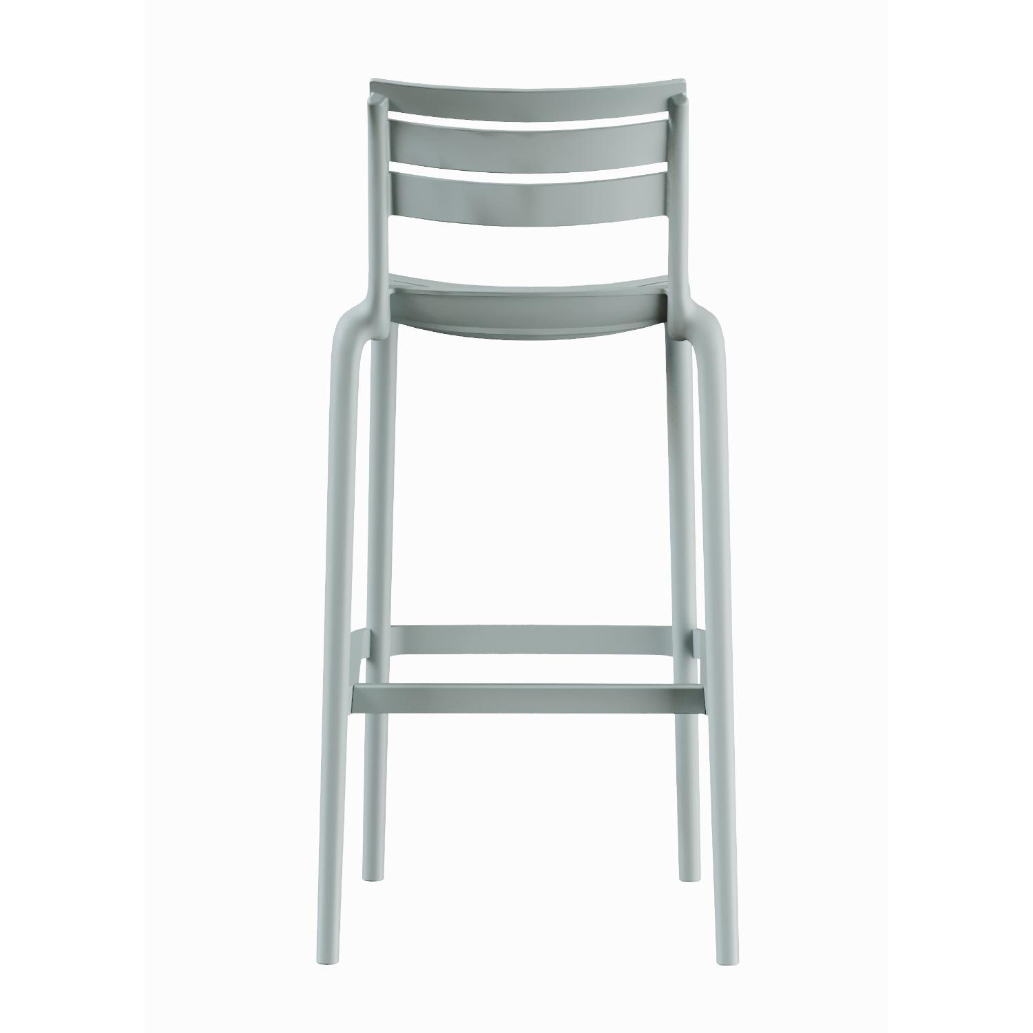 PISO TABURETE SILLA ALTA BAR COCINA GALT 65CM GRIS CLARO - 6