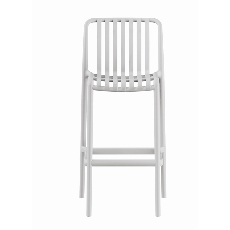 PISO TABURETE SILLA ALTA BAR COCINA MAGNUS 65CM BLANCO - 4