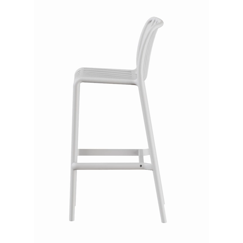 PISO TABURETE SILLA ALTA BAR COCINA MAGNUS 65CM BLANCO - 5
