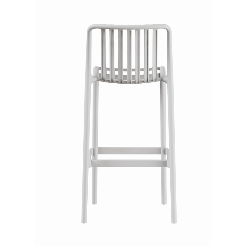 PISO TABURETE SILLA ALTA BAR COCINA MAGNUS 65CM BLANCO - 7