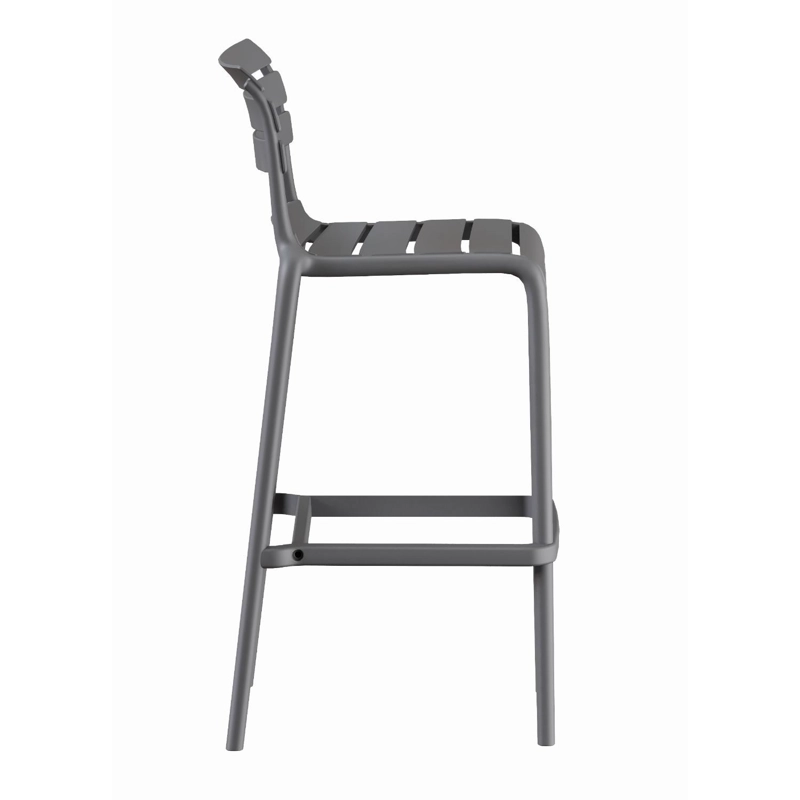 PISO TABURETE SILLA ALTA BAR COCINA GALT 65CM GRIS - 5