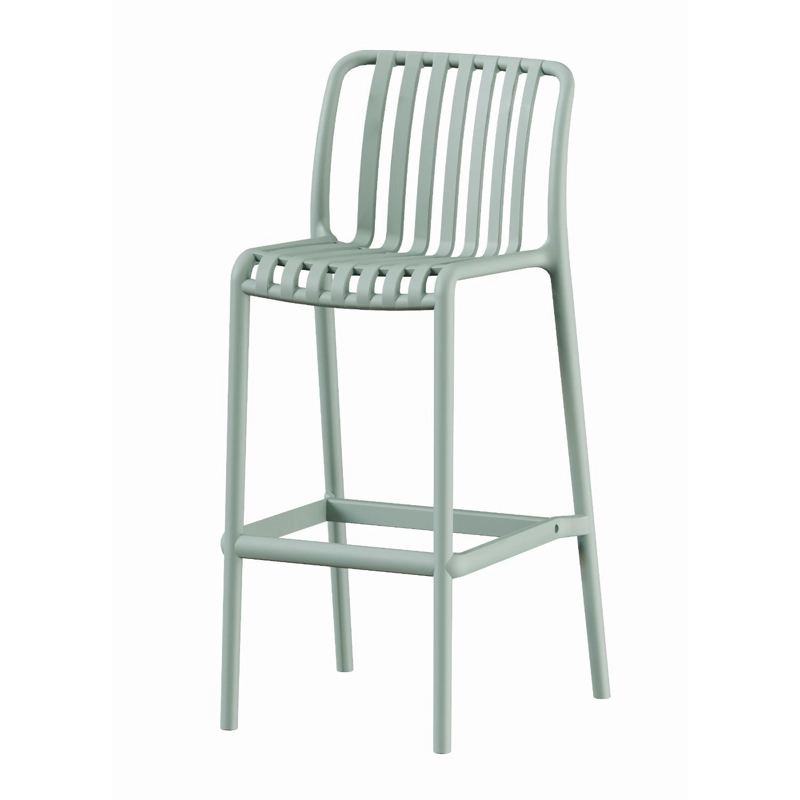 PISO TABURETE SILLA ALTA BAR COCINA MAGNUS 65CM VERDE - 1