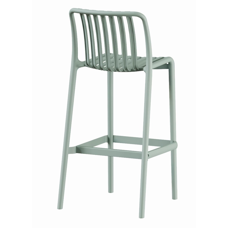 PISO TABURETE SILLA ALTA BAR COCINA MAGNUS 65CM VERDE - 5