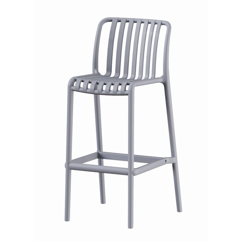 PISO TABURETE SILLA ALTA BAR COCINA MAGNUS 65CM GRIS - 1