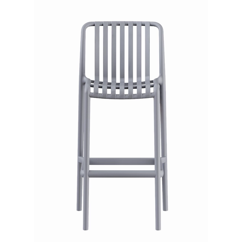 PISO TABURETE SILLA ALTA BAR COCINA MAGNUS 65CM GRIS - 3