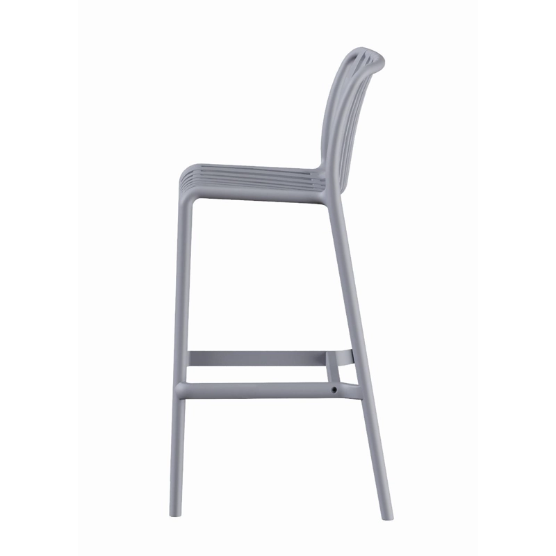 PISO TABURETE SILLA ALTA BAR COCINA MAGNUS 65CM GRIS - 4