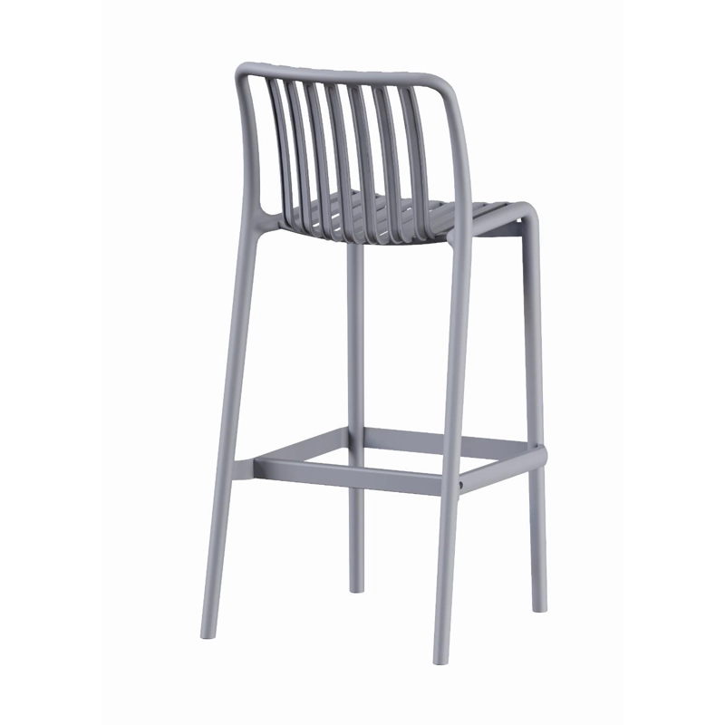 PISO TABURETE SILLA ALTA BAR COCINA MAGNUS 65CM GRIS - 5