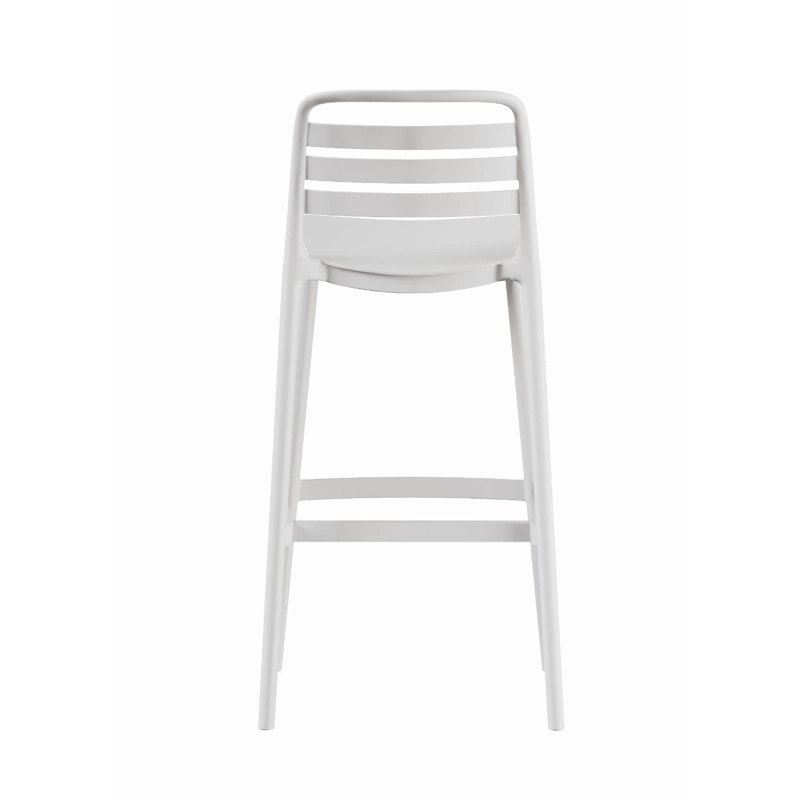 PISO TABURETE SILLA ALTA BAR COCINA RAGNAR 75CM BLANCA - 7