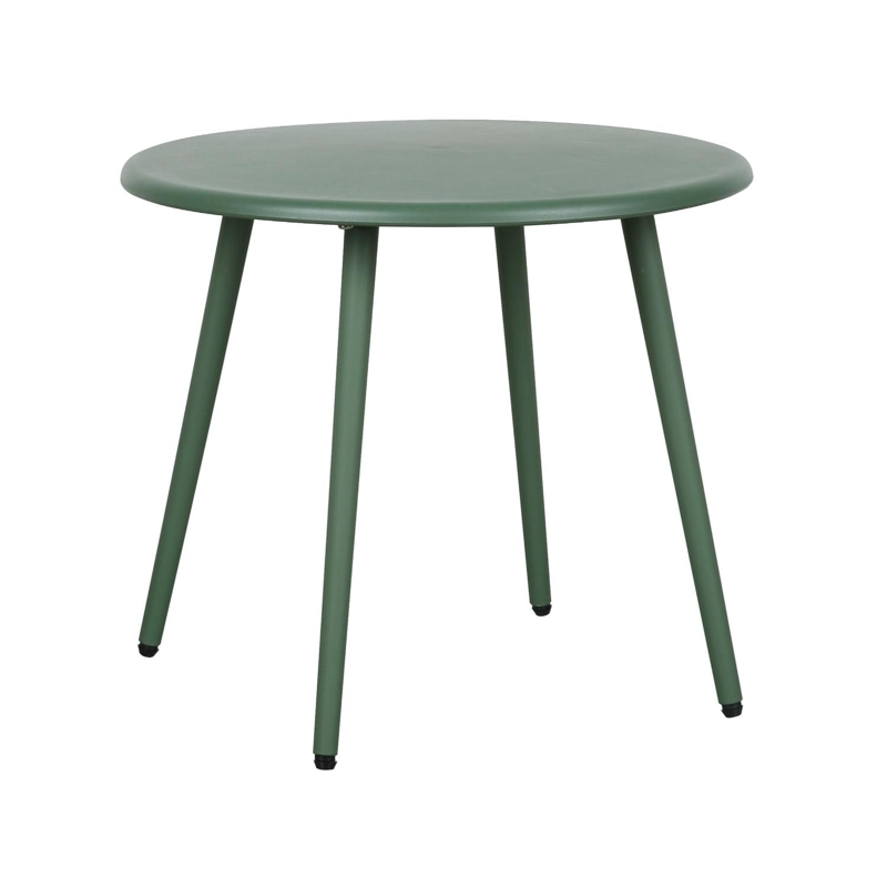 MESA DE CENTRO REDONDA NORDICA VERDE 51X45 ESCANDINAVIA - 1