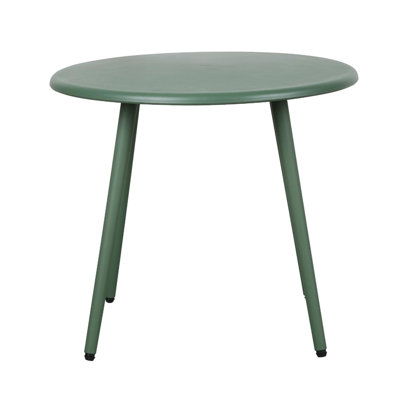 MESA DE CENTRO REDONDA NORDICA VERDE 51X45 ESCANDINAVIA - 4