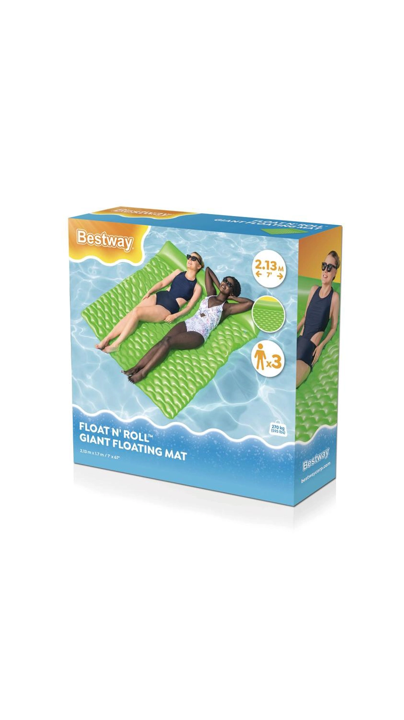 COLCHONETA REPOSERA HAMACA INFLABLE 2 PERSONAS 213X170CM - 4