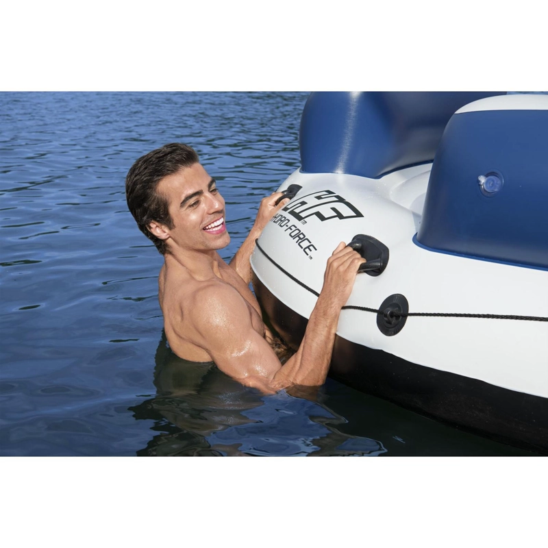 FLOTADOR ISLA CON RESPALDO 4 PERSONAS 2.56MX2.56M BESTWAY - 6