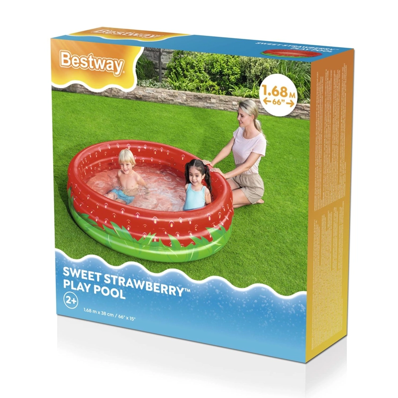 PISCINA INFLABLE BESTWAY REDONDA PARA NIÑOS 168 X 38CM - 5