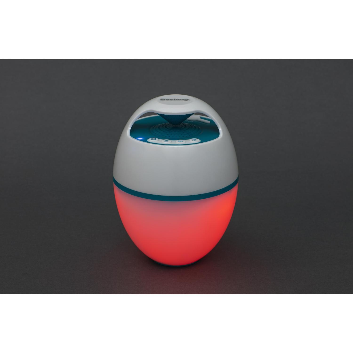 PARLANTE ALTAVOZ FLOTANTE BLUETOOTH CON LUCES PARA PISCINAS - 7