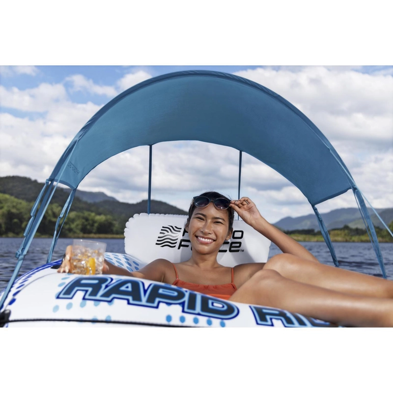 FLOTADOR SILLON INFLABLE RAPID RIDER CON TECHO 1.37M BESTWAY - 9