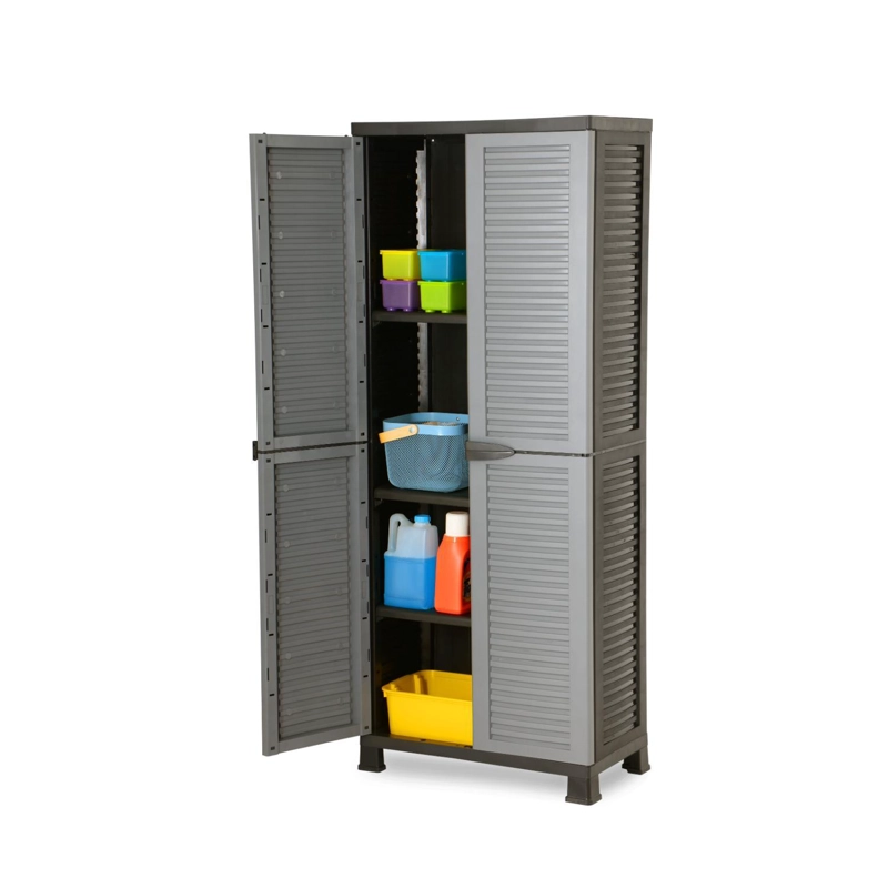 ARMARIO CLOSET PLASTICO GRANDE MULTIUSO GRIS 68X39X171,5CM - 6