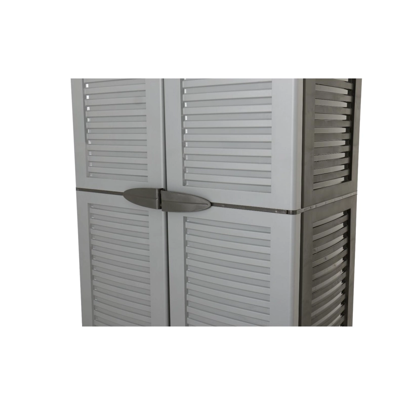 ARMARIO CLOSET PLASTICO GRANDE MULTIUSO GRIS 68X39X171,5 CM - 4