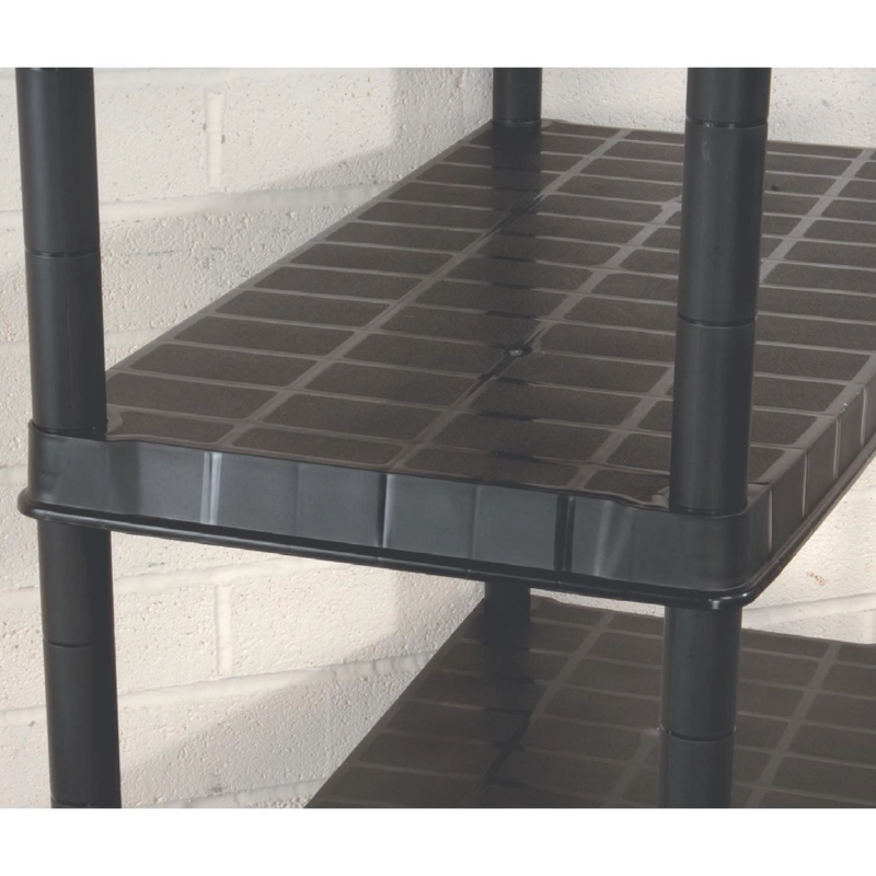 ESTANTE REPISA RACK PLASTICO 5 NIVELES 185X45,5X91CM DELUXE - 2
