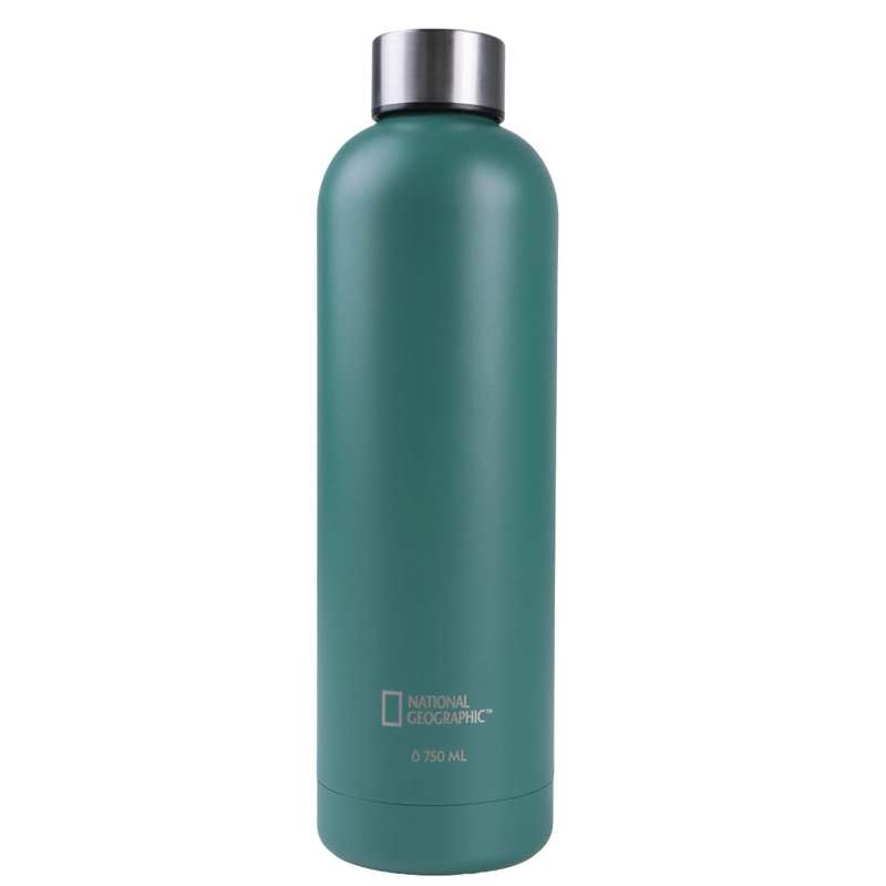 BOTELLA METALICA TE RMICA BOCA ANGOSTA 750ML VERDE - 1