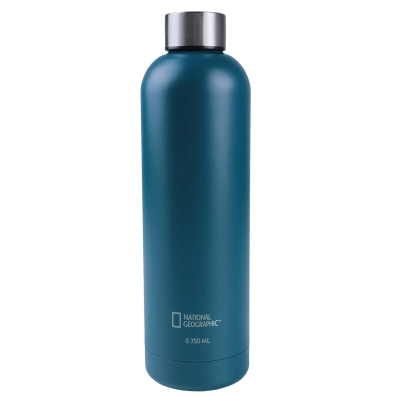 BOTELLA METALICA TE RMICA BOCA ANGOSTA 750ML AZUL - 1