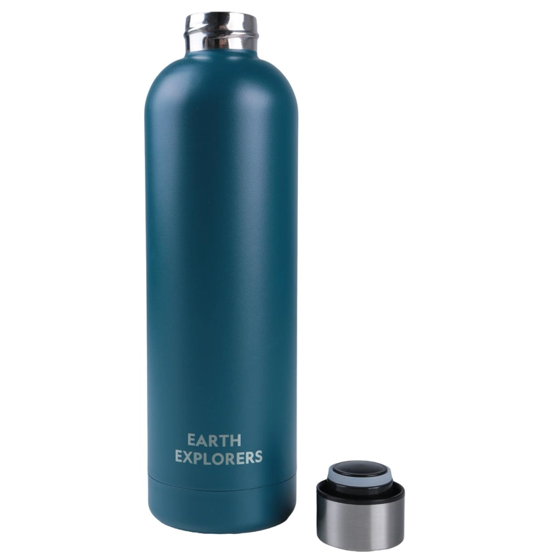 BOTELLA METALICA TE RMICA BOCA ANGOSTA 750ML AZUL - 2