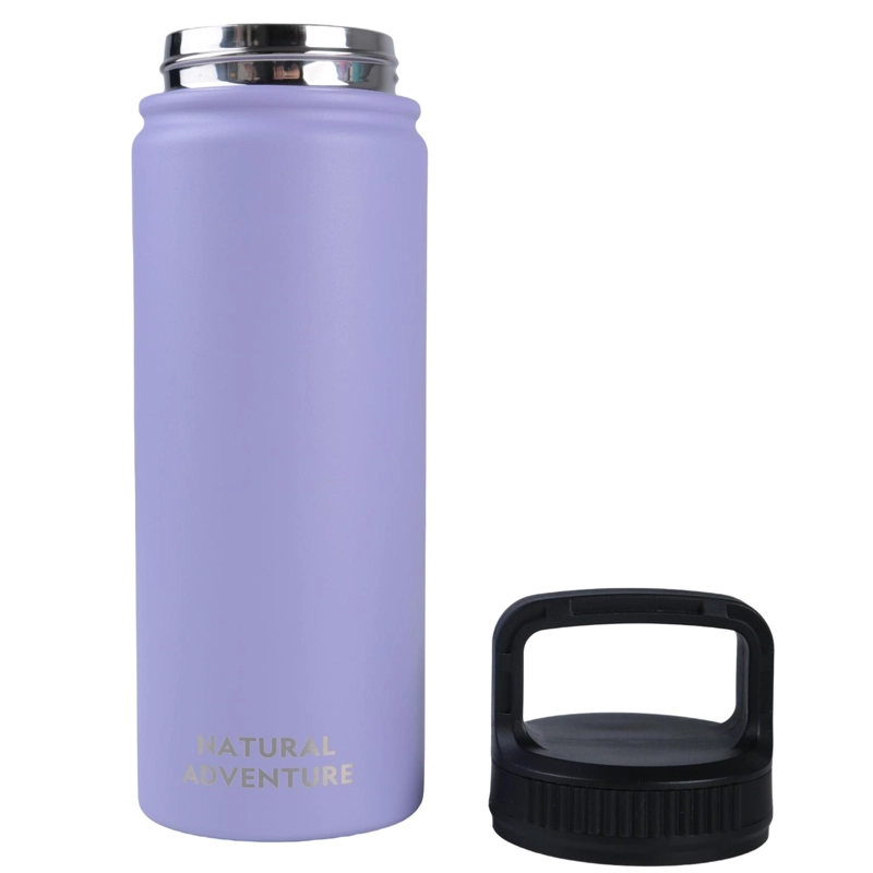 BOTELLA METALICA TE RMICA BOCA ANCHA 500ML LILA - 2