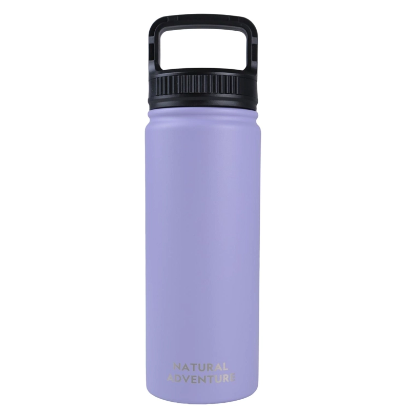 BOTELLA METALICA TE RMICA BOCA ANCHA 500ML LILA - 3