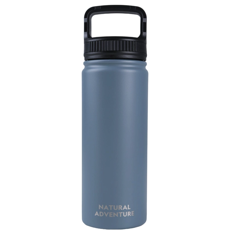 BOTELLA METALICA TE RMICA BOCA ANCHA 500ML GRIS OSCURO - 3
