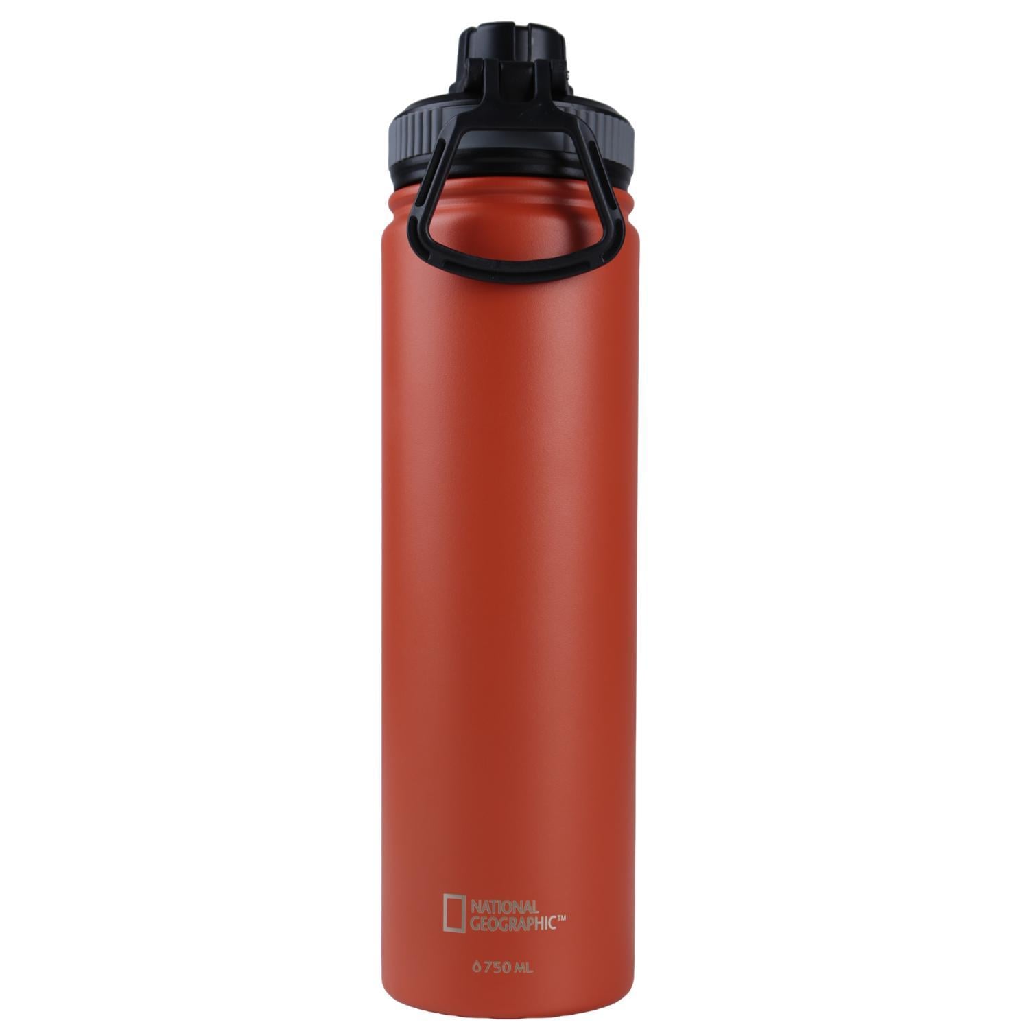 BOTELLA METALICA TE RMICA BOCA ANGOSTA 750ML NARANJO - 1