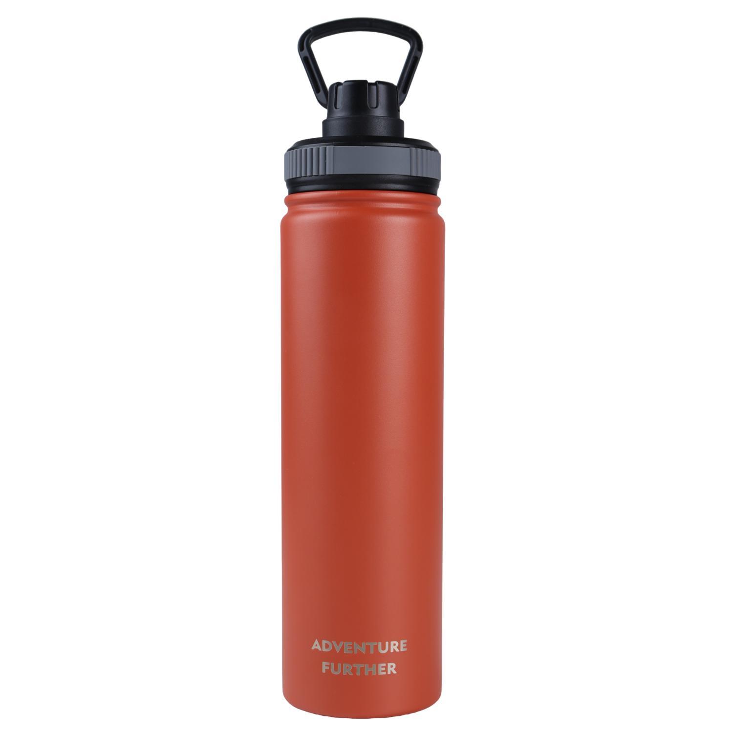 BOTELLA METALICA TE RMICA BOCA ANGOSTA 750ML NARANJO - 3