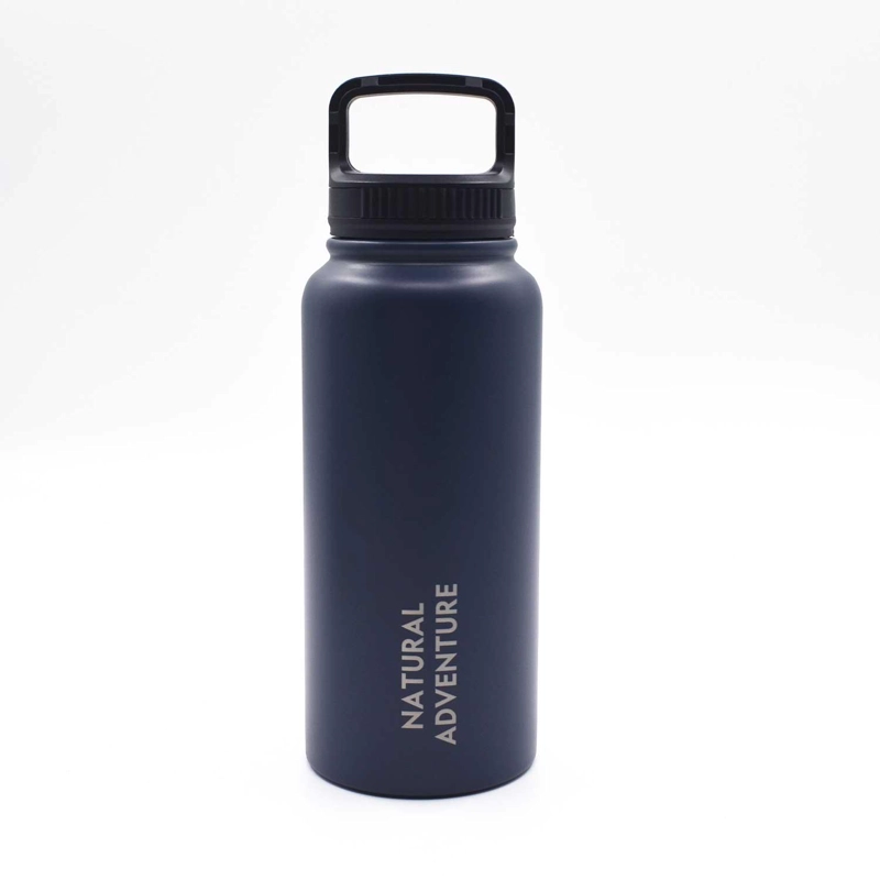 BOTELLA METALICA TE RMICA BOCA ANCHA 960ML AZUL - 2