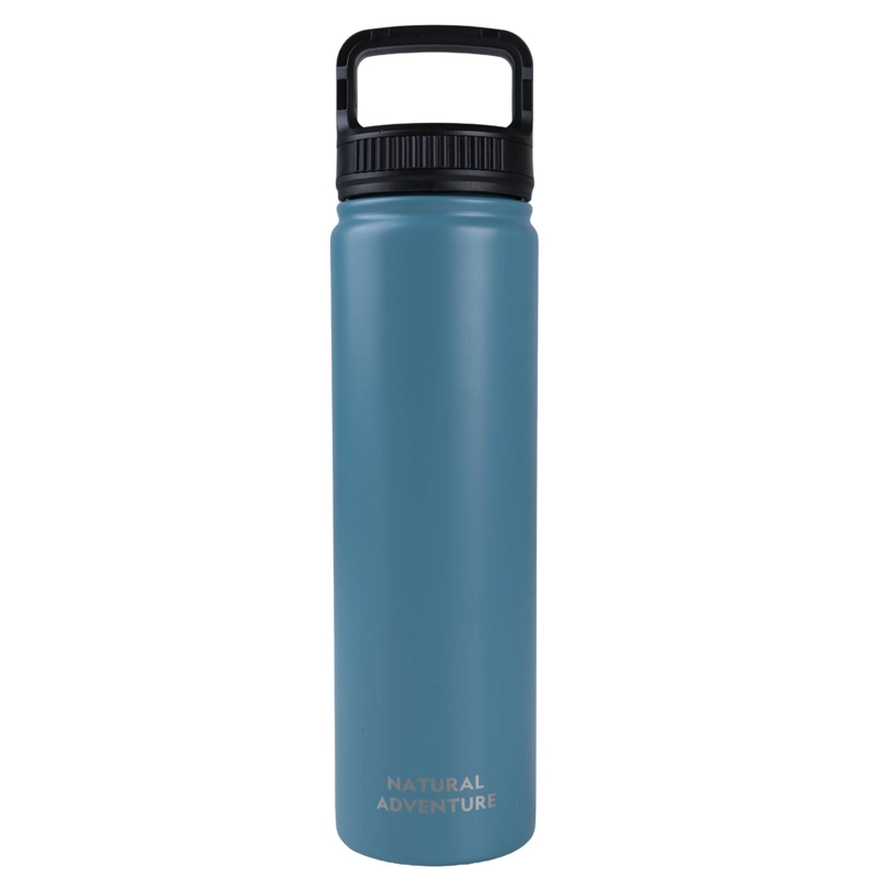BOTELLA METALICA TE RMICA BOCA ANCHA 750ML AZUL PETROLEO - 2