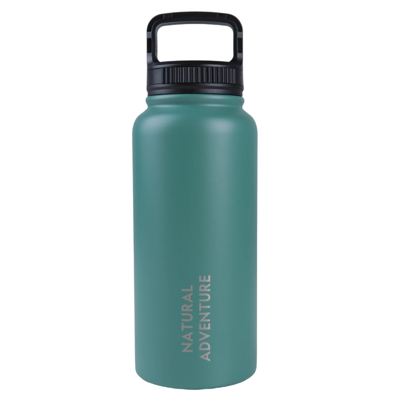 BOTELLA METALICA TE RMICA BOCA ANCHA 960ML VERDE AGUA - 1