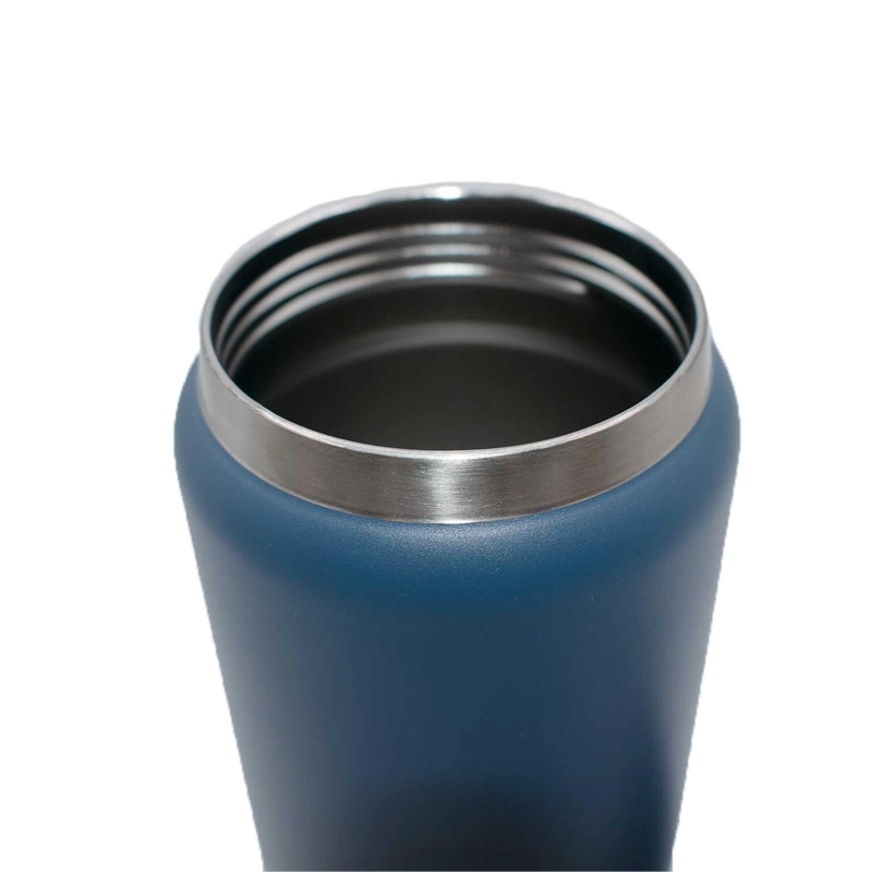 BOTELLA METALICA TE RMICA DOBLE BOCA AJUSTABLE ANGOSTA Y ANCHA 800ML AZUL - 5